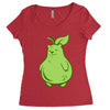 grizzly pear Women's Triblend Scoop T-shirt