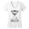 please wait Women's V-Neck T-Shirt