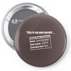 gun permit second amendment Pin-back button