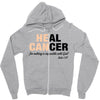 Heal Cancer Zipper Hoodie