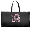 i love lops lots Weekender Totes
