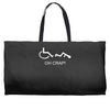 oh crap funny Weekender Totes