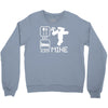eat sleep mine funny Crewneck Sweatshirt