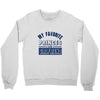 my favorite disney princess is my girlfriend Crewneck Sweatshirt