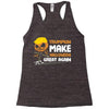 Trumpkin Make Halloween Great Again Racerback Tank