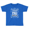 vintage made in 1961 perfectly aged a living legend Toddler T-shirt