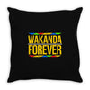 wakanda forever Throw Pillow