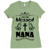 I Am One Blessed Nana Ladies Fitted T-Shirt