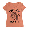 let's taco bout it Women's Triblend Scoop T-shirt