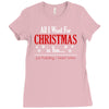 all i want for christmas is you Ladies Fitted T-Shirt