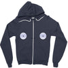 Mooncake Face Zipper Hoodie