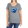 diamond blu Ladies Curvy T-Shirt
