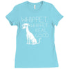 whippet .. Ladies Fitted T-Shirt