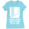 nes games were better unisex Ladies Fitted T-Shirt