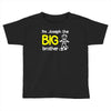 personalised i'm the big brother Toddler T-shirt
