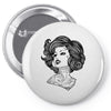 fashion girl Pin-back button