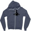 military attach helicopter gunship Zipper Hoodie
