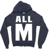All M Zipper Hoodie