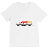 Fire Black V-Neck Tee