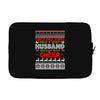 santa only comes once a year husband is always here to cheer Laptop sleeve