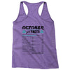 October Girl Facts Libra Racerback Tank