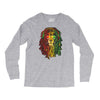 new! men's rasta vibe lion Long Sleeve Shirts