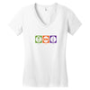 eat sleep radio Women's V-Neck T-Shirt