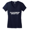 rain drop Women's V-Neck T-Shirt