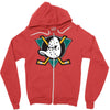 mighty ducks of anaheim Zipper Hoodie