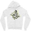 lets rock!!! black Zipper Hoodie