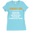 January Girl Hated By Many Ladies Fitted T-Shirt