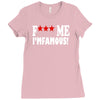 new david guetta f me i'm famous Ladies Fitted T-Shirt