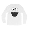 Cookie Monster Face Long Sleeve Shirts