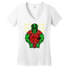 let's get busted Women's V-Neck T-Shirt