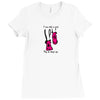 i run like a girl try to keep up Ladies Fitted T-Shirt