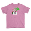 heapy new year funny santa claus christmas Youth Tee