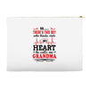 There's This Boy Who Stole My Heart He Calls Me Grandma Accessory Pouches