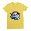 Old Car Ladies Fitted T-Shirt