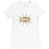 boss funny Ladies Fitted T-Shirt