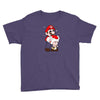 mario licking toad Youth Tee