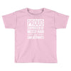 supporter of messy hair and sweatpants lounge funny Toddler T-shirt