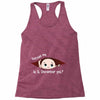 December Peeking Out Baby Girl Racerback Tank