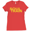 soul train retro 60s 70s 80s music party present tee new Ladies Fitted T-Shirt