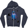 Space Astronot Zipper Hoodie