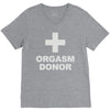 orgasm donor V-Neck Tee