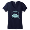 married men fishing club! Women's V-Neck T-Shirt