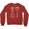 sketch of piston 2 Crewneck Sweatshirt