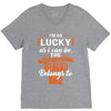The world's greatest dad belongs to me Fathers Day V-Neck Tee