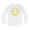 evil smiley emoticon Long Sleeve Shirts