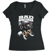 bad spacemen Women's Triblend Scoop T-shirt